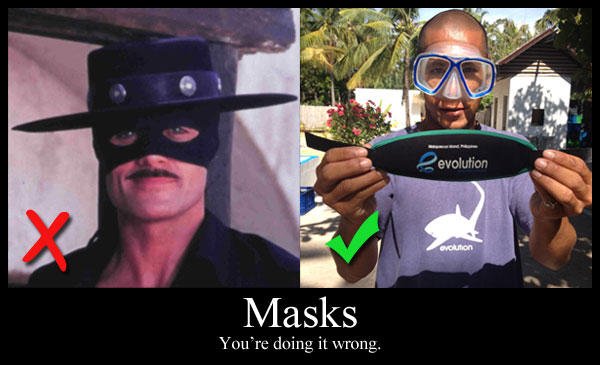 diving malapascua masks