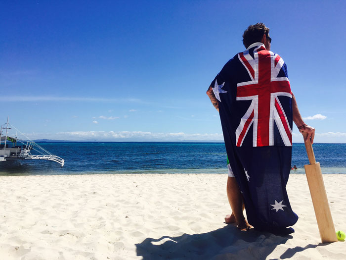 australia day in malapascua